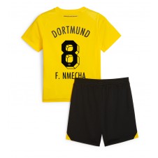 Borussia Dortmund Felix Nmecha #8 Hemmaställ Barn 2023-24 Korta ärmar (+ Korta byxor)